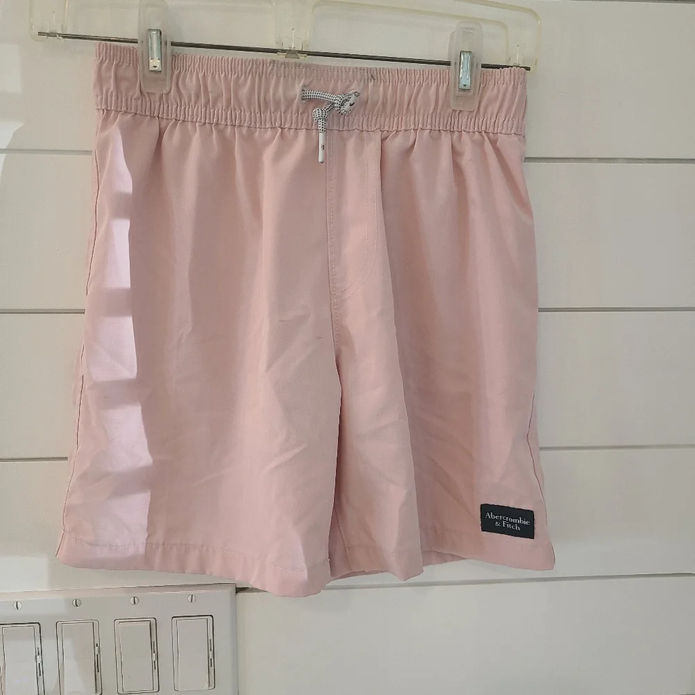 Abercrombie & Fitch Pink Swim Trunks
